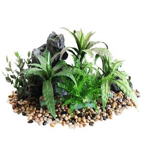 Planta Artificial para Decoración de Exteriores, Adornos de Fondo, Planta Artificial Decorativa para Pared de Oficina, Hoja Artificial - Product Image 6