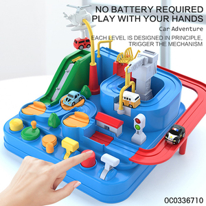 เกมกระดาน2023ใหม่ปรับแต่งได้สำหรับเด็กรถของเล่นผจญภัยพร้อมรถการ์ตูน4ชิ้น - Product Image 3