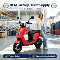 Moped électrique tendance 60V21AH 500W avec batterie amovible, scooter électrique 45 km/h pour utilisation en ville