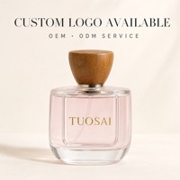 Flacon de parfum carré de luxe vide 50 ml en verre avec boîte, design unique
