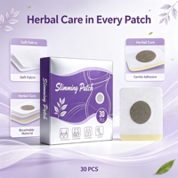 Patch Minceur Certifié CE à Marque Blanche, Patch Amincissant Corporel à Base d'Extraits Naturels de Plantes, Soin Corporel pour l'Abdomen, Faible MOQ