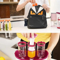 Sacs distributeurs manuels pour aliments pour bébés, station de remplissage de sachets de purée maison pour tout-petits, réutilisables en PP