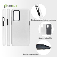 Coque de téléphone à sublimation Prosub, étui enduit, logo personnalisé, sublimation 2 en 1, coques de téléphone vierges pour One Plus 9