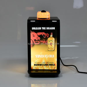 Événement Logo illuminé personnalisé Mini distributeur de whisky <span class=keywords><strong>vodka</strong></span> shot portable Refroidisseur de vin 2 bouteilles Machine de refroidissement de boissons alcoolisées - Product Image 5