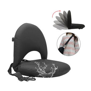 調節可能な屋外用楕円形ムーンプレイスタジアムシートチェア、背もたれ付きポータブル折りたたみ式、屋外家具用 - Product Image 1