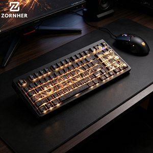 <span class=keywords><strong>Tastiera</strong></span> Meccanica Zornher ZH980 Black Mamba per <span class=keywords><strong>Gaming</strong></span> Esports, <span class=keywords><strong>Bluetooth</strong></span> e Personalizzabile con Tre Modalità - Product Image 2