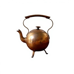 Tetera de Cobre Puro de Lujo con Asa y Tapa, Beneficios Ayurvédicos para la Salud, Teteras para Servir Té y Café en la Mesa de la Cocina del Hogar - Product Image 2