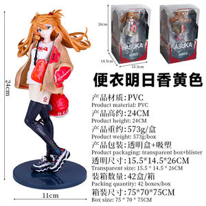 ฟิกเกอร์อนิเมะ <span class=keywords><strong>Evangelion</strong></span> ซอริว แบบใหม่ ขายส่ง ปรับแต่งได้ แอสึกะ ทำจาก PVC ขนาด 24 ซม. สวมชุดลำลองและรองเท้าผ้าใบ ถือหมวกกันน็อค - Product Image 5