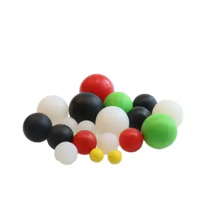 固体プラスチックボール5mmPTFEボール白色固体プラスチックボール
