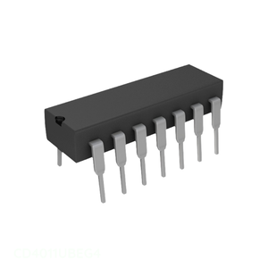 ชิ้นส่วนวงจรอิเล็กทรอนิกส์14 DIP (0.300 "7.62mm) CD4011UBEG4ตรรกะในสต็อก - Product Image 1