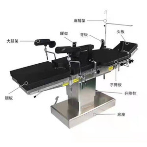 Mesa de operaciones ginecológicas eléctrica Sheng De Yi Liao 1850x600x740mm multifuncional para cirugía y examen - Product Image 5