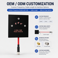 Antenne magnétique omnidirectionnelle à gain élevé 4G LTE 433 MHz 868 MHz 915 MHz LoRa pour passerelle IoT