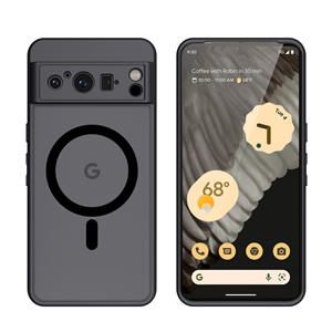 Cocok untuk Google Pixel 8/9 Pro Casing Ponsel Magnetik Google Pixel 8/9A Casing Pelindung Anti Jatuh 2-in-1 dengan Permukaan Matte dan Sensasi Kulit - Product Image 1