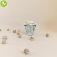 Diffuseur de fleur passif Diffuseur de parfum Diffuseur d'arôme de parfum de maison de fleur en céramique