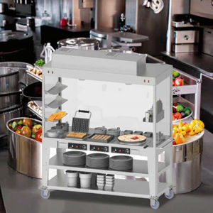 Gamme de cuisson intégrée Pacific Mobile pour hôtel industriel et équipement de cuisine commerciale de <span class=keywords><strong>restaurant</strong></span> de restauration rapide - Product Image 2