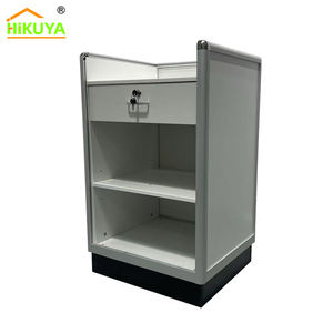 เคาน์เตอร์ลงทะเบียนเงินสด2FT ยืน-สีเทา - Product Image 1