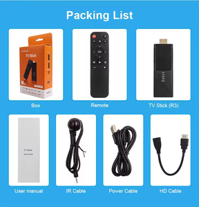 TV <span class=keywords><strong>Stick</strong></span> 4K TVR3 Android 14 WiFi de Doble Banda para Amlogic Allwinner H313 Quad Core Smart TV <span class=keywords><strong>Stick</strong></span> con <span class=keywords><strong>Control</strong></span> Remoto por Voz - Product Image 4