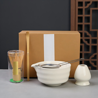 Nouvel ensemble de thé en céramique 4 pièces, exquis et durable, ensemble de thé en bambou, vente en gros directe d'usine