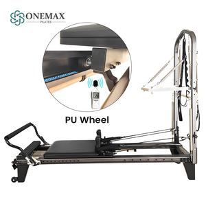 ONEMAX ONEMAX Reformer en aluminium avec demi-tournebroche, fonctionnement silencieux, machine de qualité commerciale pour studio de Pilates - Product Image 4