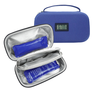 Chất Lượng Cao Xách Tay Insulin Mát Du Lịch Bệnh Tiểu Đường Thuốc Mát Organizer Với 2 Tái Sử Dụng Túi Nước Đá Cho Insulin - Product Image 1