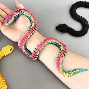 Juego de Huevos de Víbora Impresos en 3D de TPE/Silicona con Efecto Luminoso, Tema Folclórico Personalizado, Decoración de Pascua, Juguete Antiestrés para Niños, Japón - Product Image 3