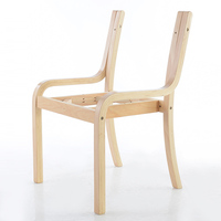 Kangyao Chaise de salle à manger en bois massif Tissu nordique Design moderne simple avec dossier solide Fauteuil pour la maison Hôtel Loisirs