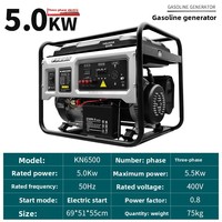 Huaneng Power KN6500 5kW Generator für den Heimgebrauch mit Manueller/Elektrischer Startfunktion