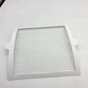 15x15cm ihracat kore kare tek kullanımlık saç tutucular güçlendirmek macun banyo mutfak tahliye kapağı 2 kulaklı kolu