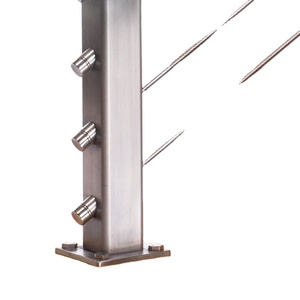 YL METAL, barrière de sécurité <span class=keywords><strong>pour</strong></span> <span class=keywords><strong>escalier</strong></span> en acier inoxydable 40x40 mm, best-seller, <span class=keywords><strong>pour</strong></span> balcon extérieur, <span class=keywords><strong>balustrade</strong></span> - Product Image 1