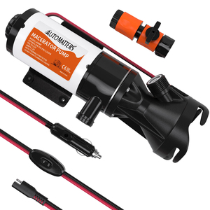 Pompe de macération 12V RV, pompe à déchets RV support de station de décharge de macérateur à dégagement rapide - Product Image 1