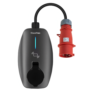 เครื่องชาร์จ evwallbox 22kW 32A 3เฟส2มินิ EV IP65 FE-AM3-32P3mini ปลั๊ก Type2 CE สีดำ - Product Image 2