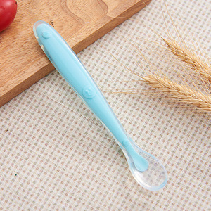 Baby Silicone Spoons Training Spoons, Soft-Tip Feeding Spoons for Infants, Silicone Tableware Set, Manufacturer of Maternity & B - Product Image 5