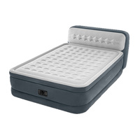 Matelas Gonflable Dura Beam Elevated Fiber Tech avec Pompe Intégrée, Tête de Lit Ultra Confortable, Sac de Transport Portable pour Camping, Taille Queen