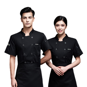 Touchhealthy Supply : <span class=keywords><strong>Tenue</strong></span> de Chef Pâtissier Fraîche et Respirante, Uniforme de Cuisinier avec Conception de Logo Gratuite - Product Image 2