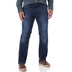 Nouveau jean en denim vintage taille mi-haute en toile de haute qualité avec logo personnalisé pour homme, coupe confortable, résistant à l'eau, design multi-poches - Product Image 2