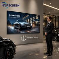 Pantalla Digital INGSCREEN con Rotación de 360 Grados, Formato Vertical y Horizontal, Kiosco de Señalización Digital, Pantalla Comercial Ultradelgada para Vestíbulo de Hotel