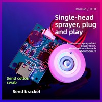 Module d'atomisation à buse unique, carte mère de l'humidificateur, circuit de commande, atomiseur, couverture chauffante, accessoire électronique