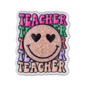 ชาร์มรองเท้าครูสีดำยอดนิยมปี 2025 สำหรับเด็ก ขายส่ง ชาร์มรองเท้าครูสำหรับตกแต่งรองเท้า ชาร์มรองเท้าครูสำหรับใส่<span class=keywords><strong>รองเท้า</strong></span>คล็อก - Product Image 6