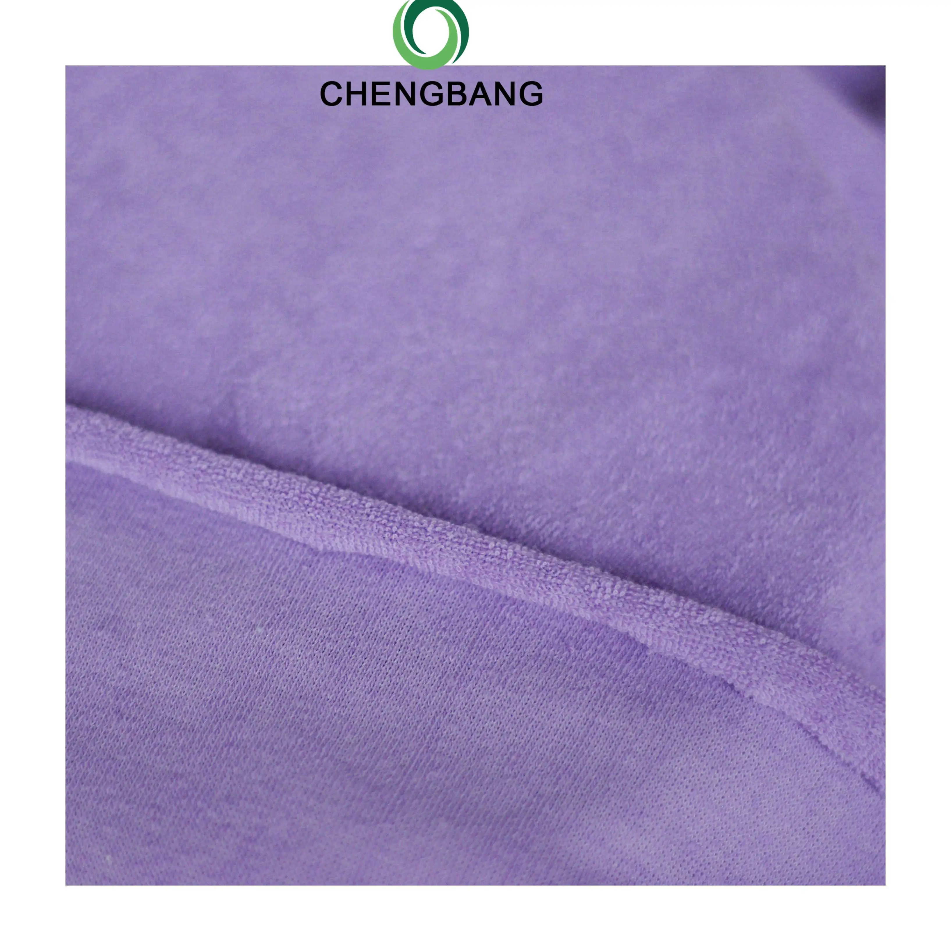 Chengbang fabric wholesale 100 Cotton Single Side Soft Terry Towel Fabric for Baby Bib and Towel