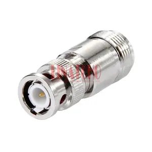 50ohm Messing Rechte Bnc Plug Mannelijke Naar N Vrouwelijke Adapter Connector