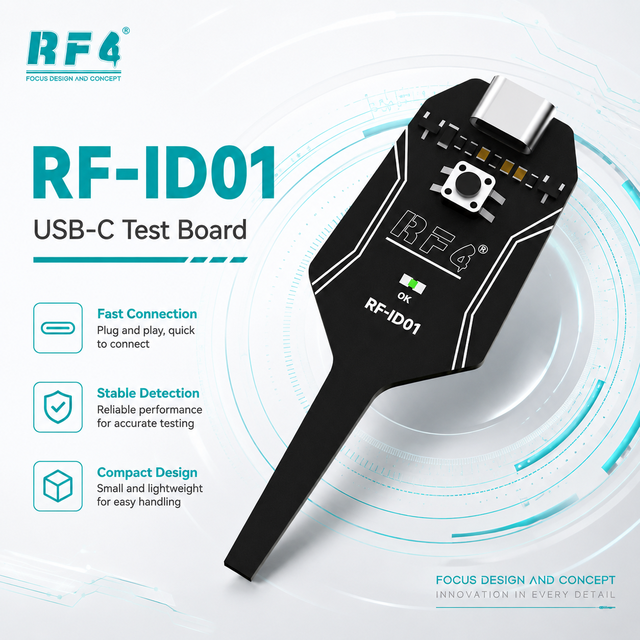 Motherboard Circuit Inductor Tester Id01,one-click Fault Detection, Light on Indicates Normal, Light Off Indicates Abnormal