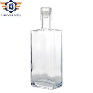 ขวดแก้วขอบหนา500มล. สำหรับจินรัมวิสกี้ผลิตจากโรงงาน - Product Image 5