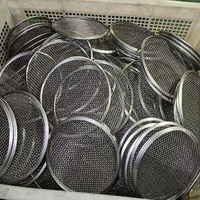 Yauan piringan Filter baja tahan karat, struktur jaring kawat sined banyak lapisan untuk filtrasi Gas dan proses penghilang partikel