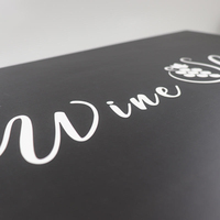 Scatola Magnetica Nera Stile Libro per Confezione Bicchieri da Vino, Caja con Chiusura Magnetica, Weinglass Schachtel, Scatola di Spedizione Nera Piccola con Logo