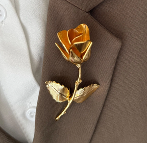 Rose <span class=keywords><strong>fleur</strong></span> épinglette pour femmes <span class=keywords><strong>et</strong></span> hommes mariage boutonnière costume ou <span class=keywords><strong>robe</strong></span> épinglette épinglette broche cadeau pour elle ou lui - Product Image 2