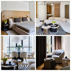 Высококлассный современный набор для спальни для высококлассных апартаментов и бутик-отелей | Изготовленный на заказ OEM/ODM комплект мебели | Премиум-качество - Product Image 2