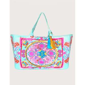 Boho ถักผ้ากระเป๋าชายหาดสําหรับผู้หญิงสาวขนาดใหญ่ความจุกระเป๋าสะพายโลโก้ที่กําหนดเองวัสดุคุณภาพดีที่สุด - Product Image 5