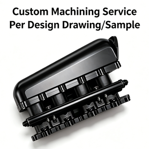 Aluminum Intake Manifold Custom Industrial Design Precision 5 Axis CNC Machining Auto Engine Exhaust Pipe Intake Manifolds - Product Image 1
