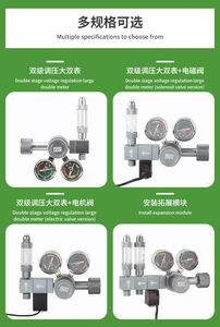 WYIN AQUA Aquarium Dual Gauge <span class=keywords><strong>CO2</strong></span> Reguladores de Pressão Conector Rápido Válvula Solenóide Valor-Redução <span class=keywords><strong>CO2</strong></span> para Aquário - Product Image 4