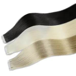 Wholesale European Remy Double Drawn Virgin Human Invisible Tape In Hair Extensions